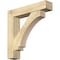 Ekena Millwork Imperial Block Rough Sawn Bracket w/ Offset Brace, Douglas Fir, 8"W x 38"D x 38"H BKT0806X38X38IMP05RDF - alternate 1